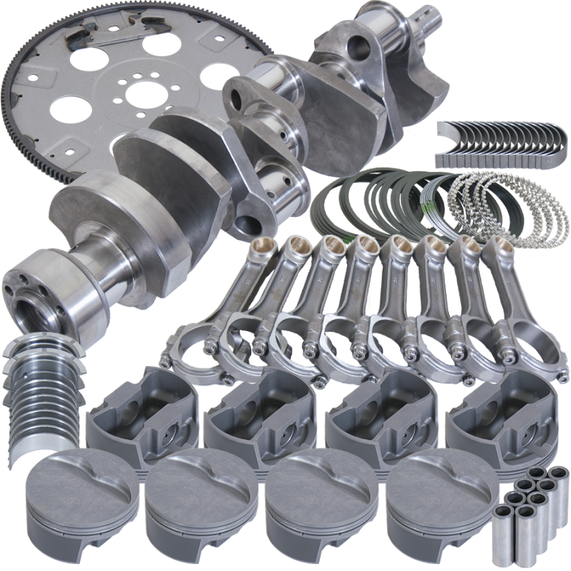 Eagle Chevy LT1350 1Pc 3.750in Crank 6.000in I-Beam 4.040in Pistons 168 Tooth FP Balanced Assembly