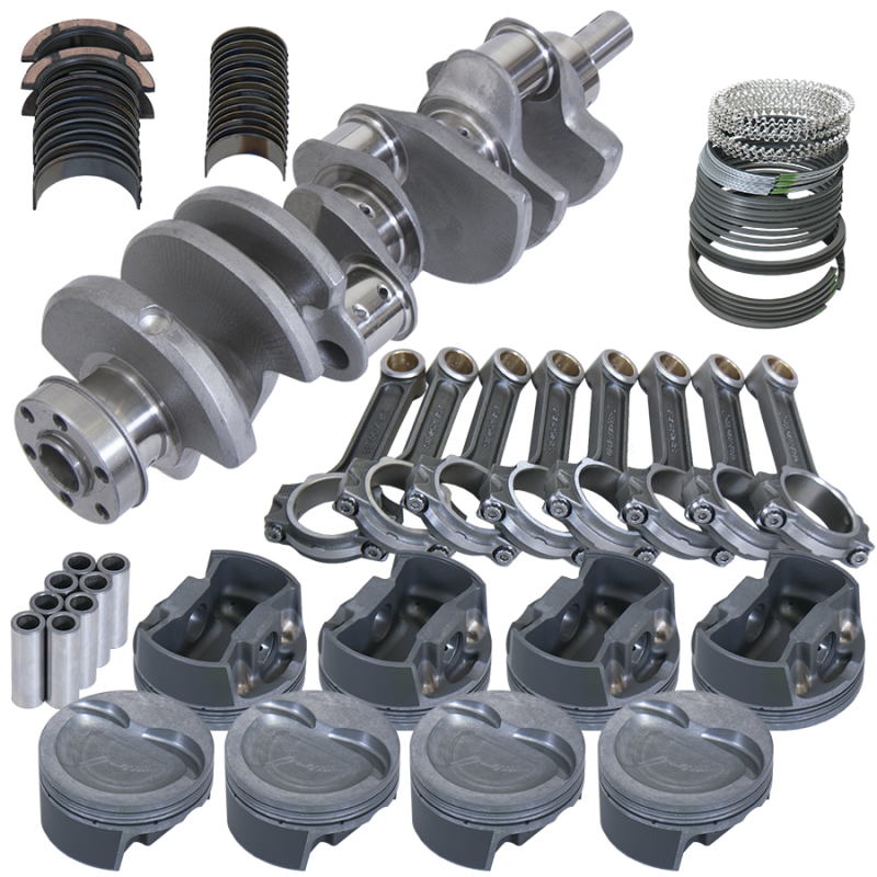 Eagle Ford 351W 4.000in Crank 2.750in Mains 6.250in I-Beam Rods 4.040in Pistons Balanced Assembly