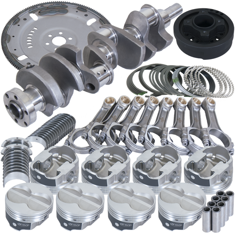 Eagle Ford 302 3.400in Crank 5.400in I-Beam Rods 4.030in Pistons 164 Tooth FP Balanced Assembly