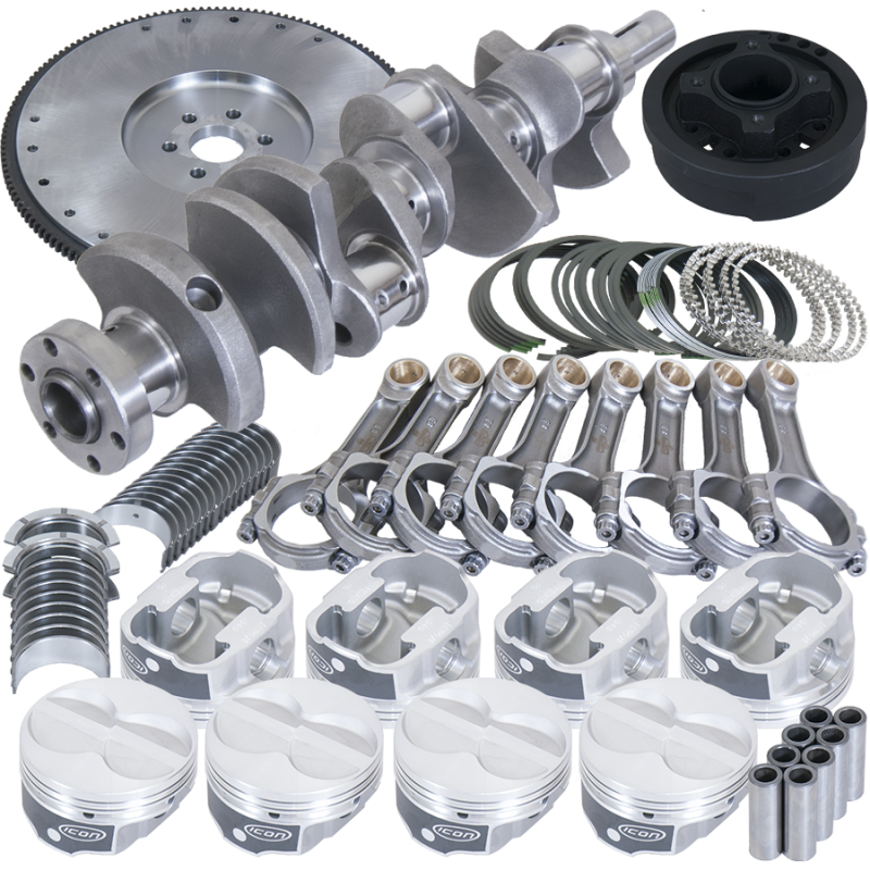 Eagle Ford 302 3.250in Crank 5.400in I-Beam Rods 4.000in Pistons 157 Tooth FW Balanced Assembly