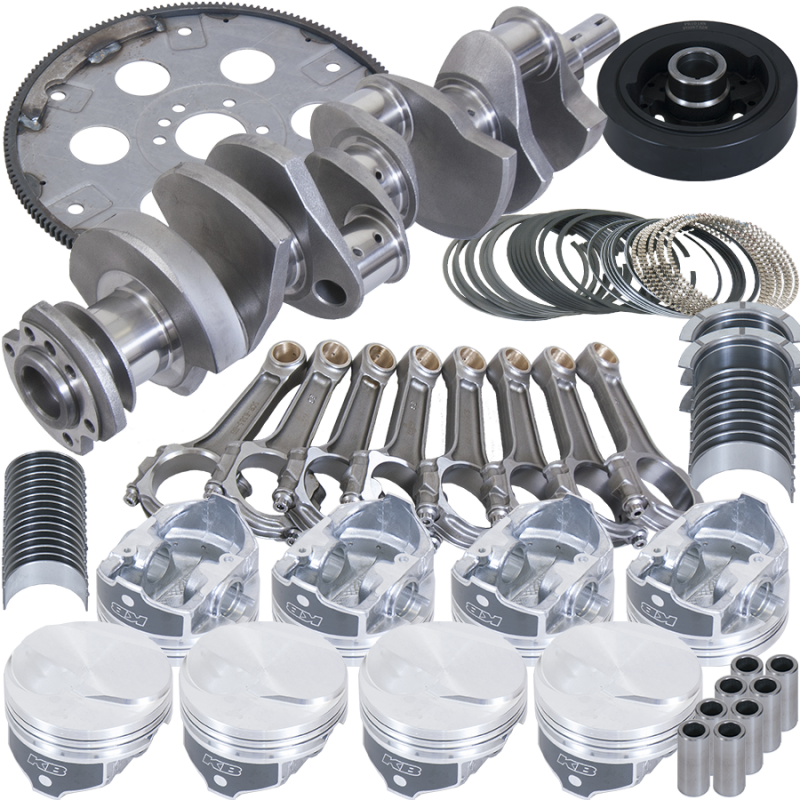 Eagle Chevy 454 4.250in Crank 6.385in I-Beam Rods 17cc Dome 4.350in Pistons Balanced Assembly