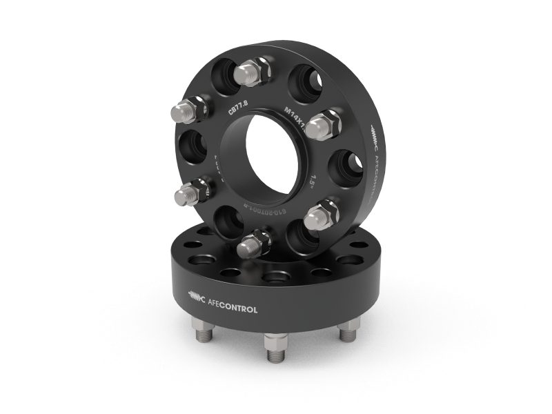 aFe CONTROL Billet Aluminum Wheel Spacers 6x5.5mm / CB 77.8mm / 1.5in - 19-25 RAM 1500