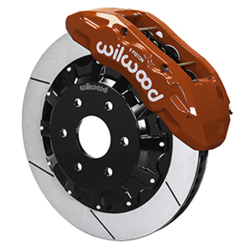 Wilwood 13-18 RAM 1500 4WD Aerolite 6R Kit 5 x 5.50in Hub - 13.38in Drilled & Slotted Rotor - Red