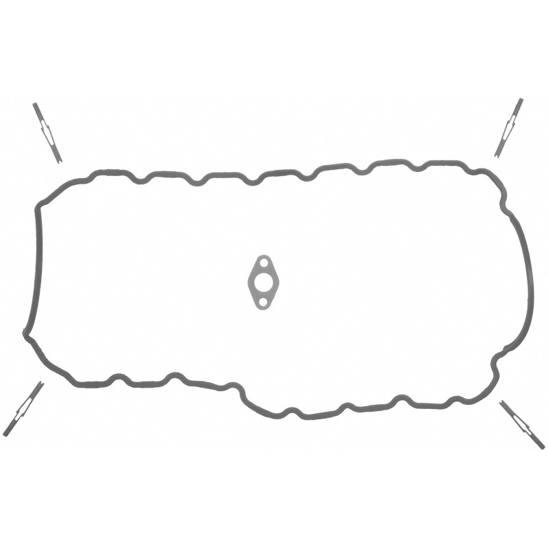 Fel-Pro Oil Pan SnapUps Included for OS 30545 R Engine Oil Pan Gasket Set PermaDry molded rubber