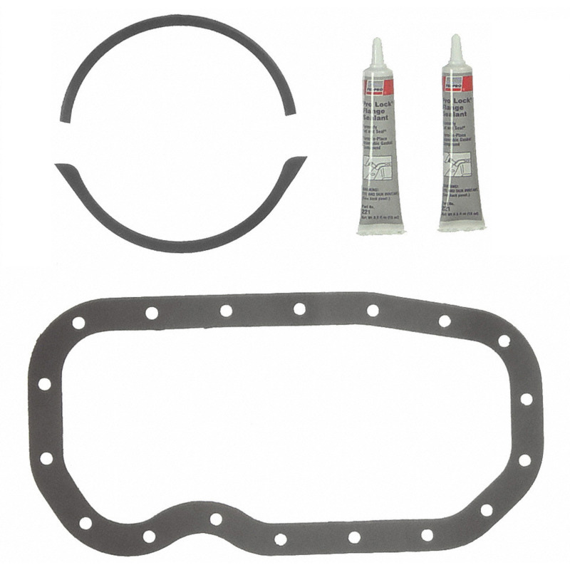 Fel-Pro Isuzu Trooper OS 30556 A Engine Oil Pan Gasket Set High-Temperature Rubber-Coated Fiber