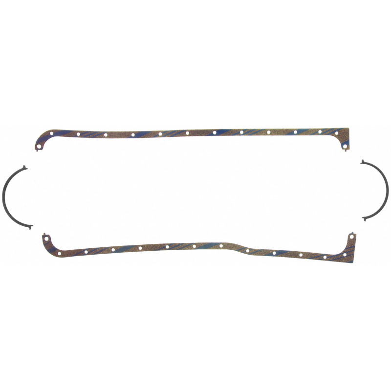 Fel-Pro Ford Maverick OS 30217 C Engine Oil Pan Gasket Set Blue Stripe cork-rubber