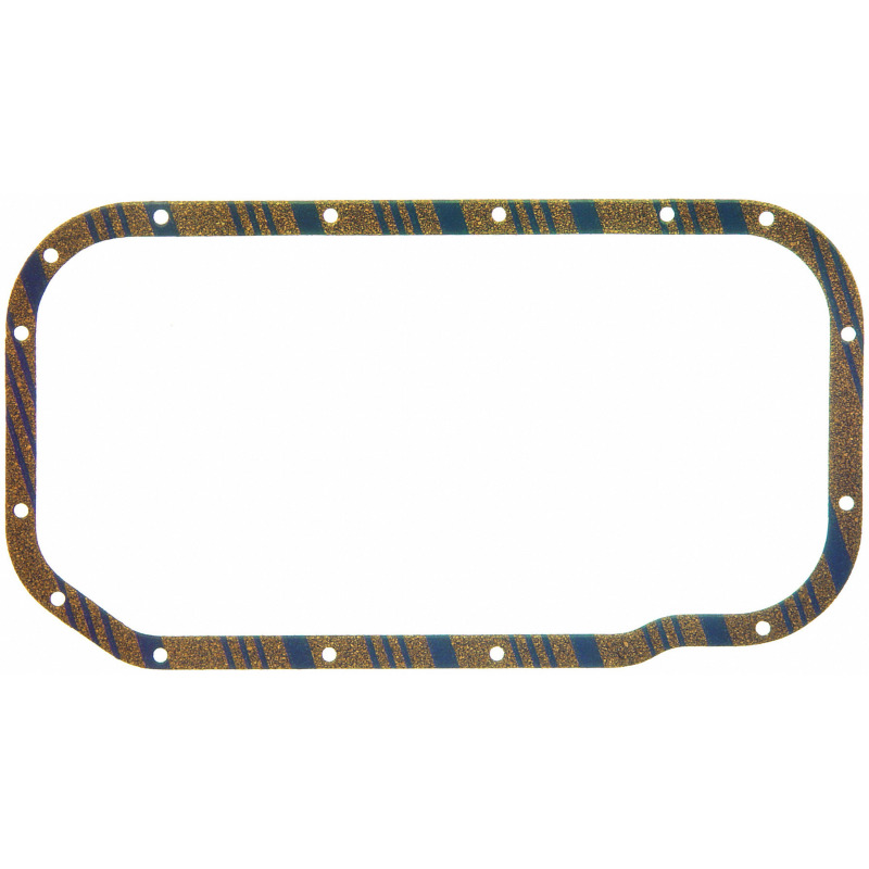 Fel-Pro Plymouth Colt OS 30655 C Engine Oil Pan Gasket Set Blue Stripe cork-rubber
