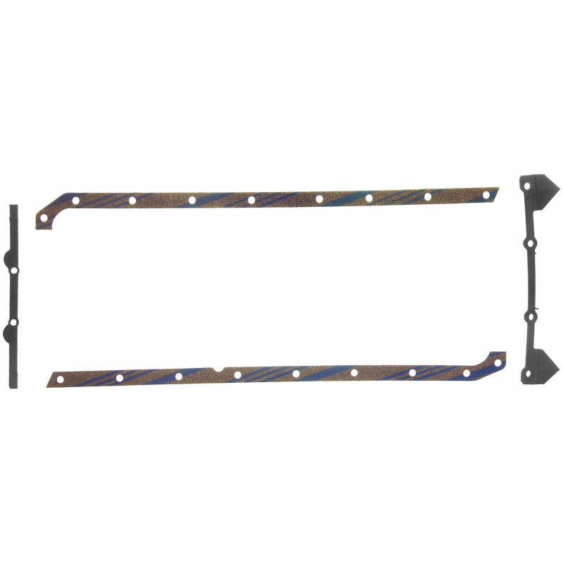 Fel-Pro Dodge D150 OS 12705 C-1 Engine Oil Pan Gasket Set Blue Stripe cork-rubber