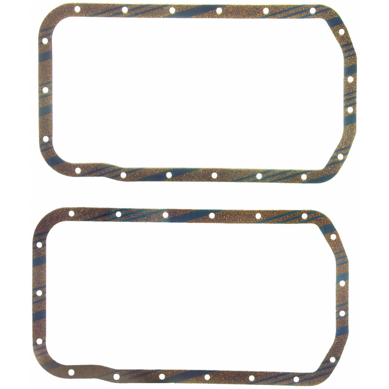 Fel-Pro Toyota Tacoma Engine Oil Pan Gasket Set Blue Stripe cork-rubber