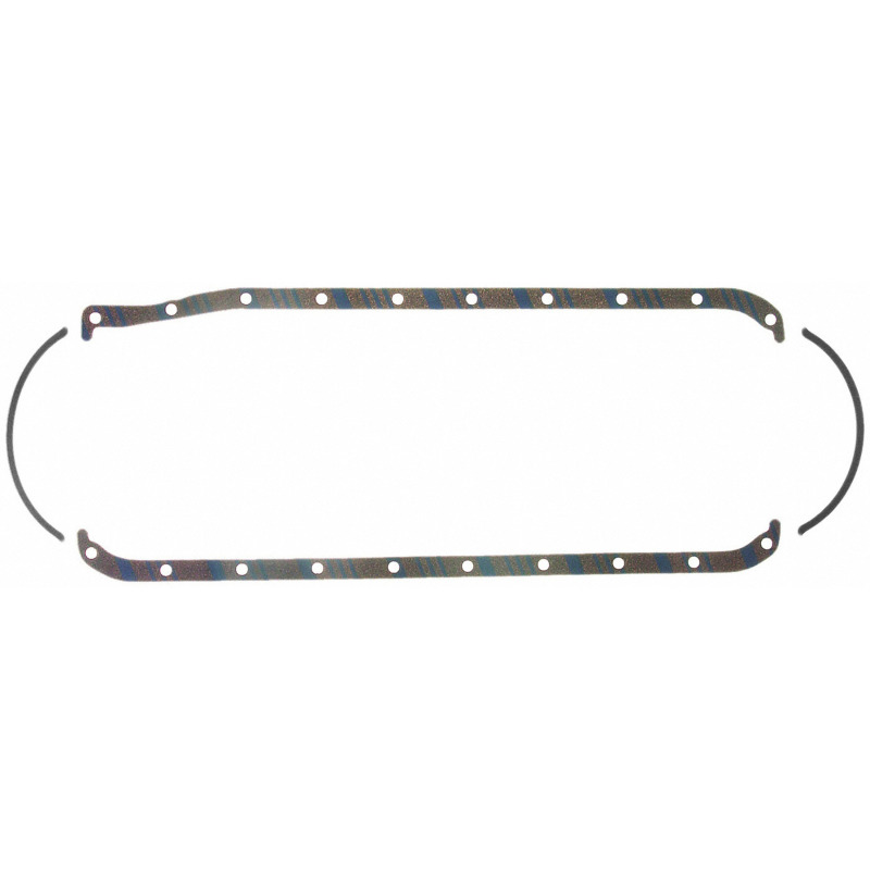 Fel-Pro OS 13190 C Engine Oil Pan Gasket Set Blue Stripe cork-rubber