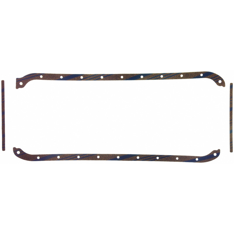 Fel-Pro OS 5041 C Engine Oil Pan Gasket Set Blue Stripe cork-rubber