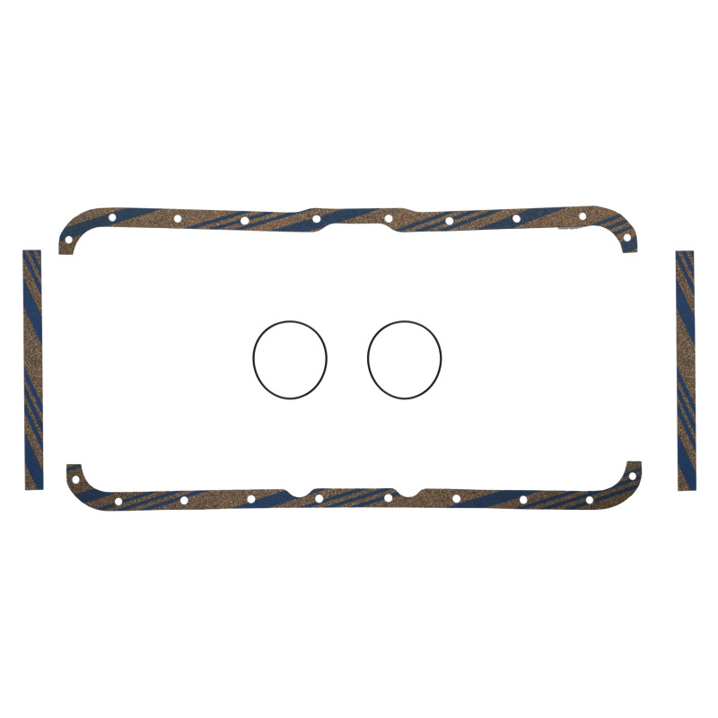 Fel-Pro OS 915 C Engine Oil Pan Gasket Set Blue Stripe cork-rubber