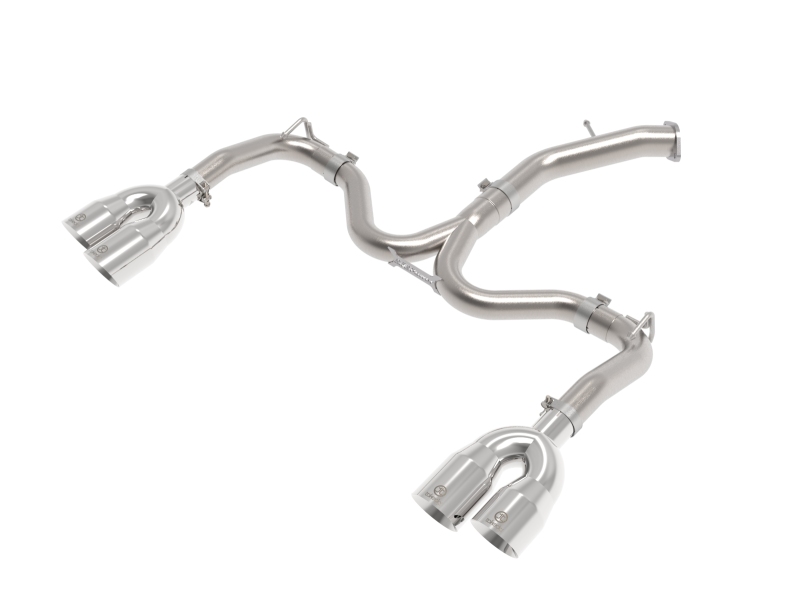 aFe 22-24 Kia Forte GT 1.6L 3in-2.5in 304 Stainless Steel Axle-Back Exhaust w/ Polished Tips