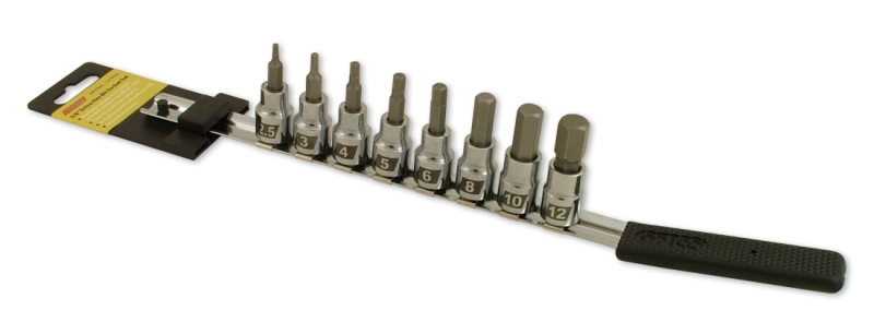 CruzTOOLS 3/8in. Drive Metric Hex Socket Bit Set for Powersports