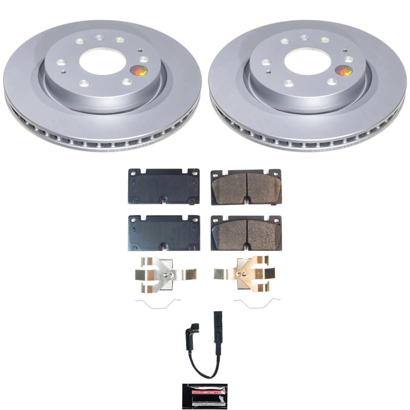 Power Stop 23-24 Chevrolet Colorado Front Z17 Coated Brake Kit