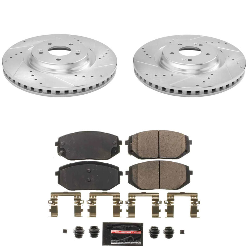 Power Stop 21-23 Hyundai Sonata Front Z23 Evolution Brake Kit