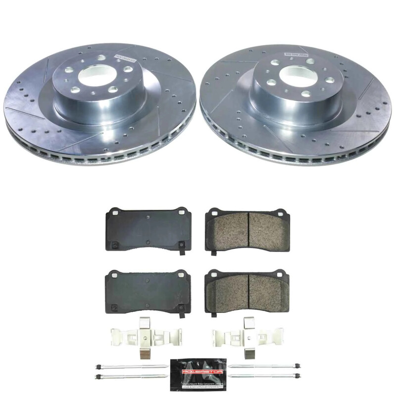 Power Stop 20-24 Tesla Y Front Z23 Evolution Brake Kit