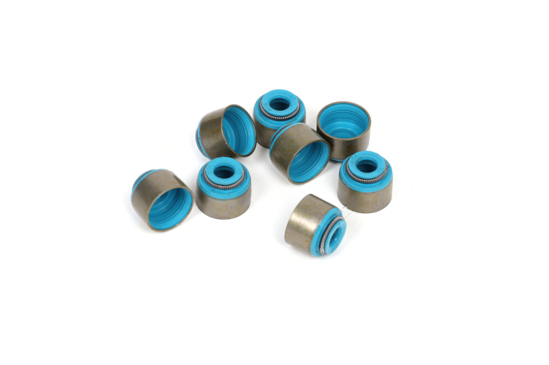 BLOX Racing Honda 5.5mm Valve Stem Seals Blue FKM - Set of 16 (Fits Both Intake & Exhaust)