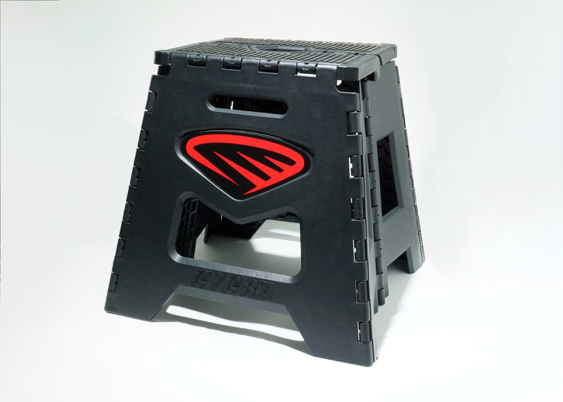 Cycra Fold Up Moto Stand - Black/Orange