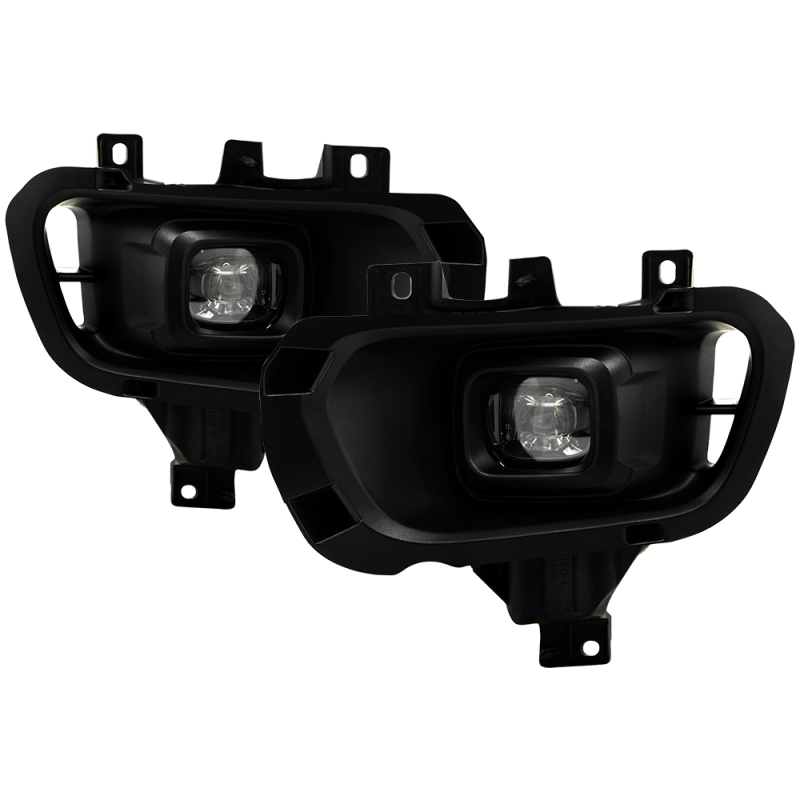 Spyder 19-23 Ford Ranger Full LED OEM Style Fog Lights w/ Switch - Clear (FL-FR19-LED-C)