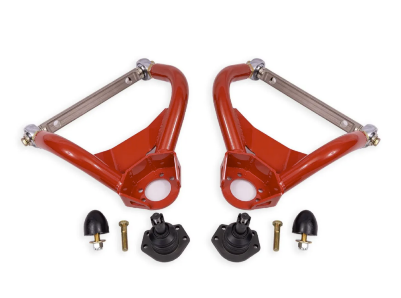 BMR 64-72 GM A-Body Adjustable Upper A-Arms Standard Ball Joint - Red