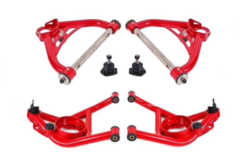 BMR 70-81 GM F-Body / 75-79 GM X-Body Non-Adjustable A-Arm Kit - Red