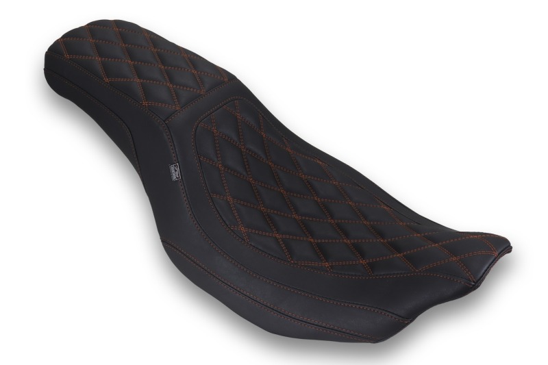 Mustang 23-25 HD Dble Diamond Low Squareback CVO Road Glide (ST), Rd Glide and Str Glide Black/MO