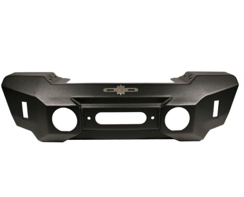 Rock Slider Jeep Wrangler JL & Gladiator JT Appalachian Steel Mid Stubby Bumper w/ Winch Plate