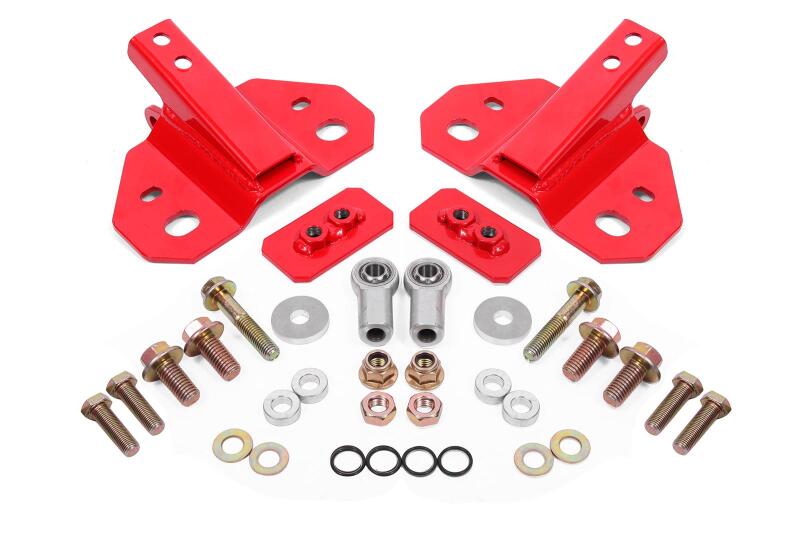 BMR Suspension  24-25 Ford Mustang Rear Steel Shock Mount - Red