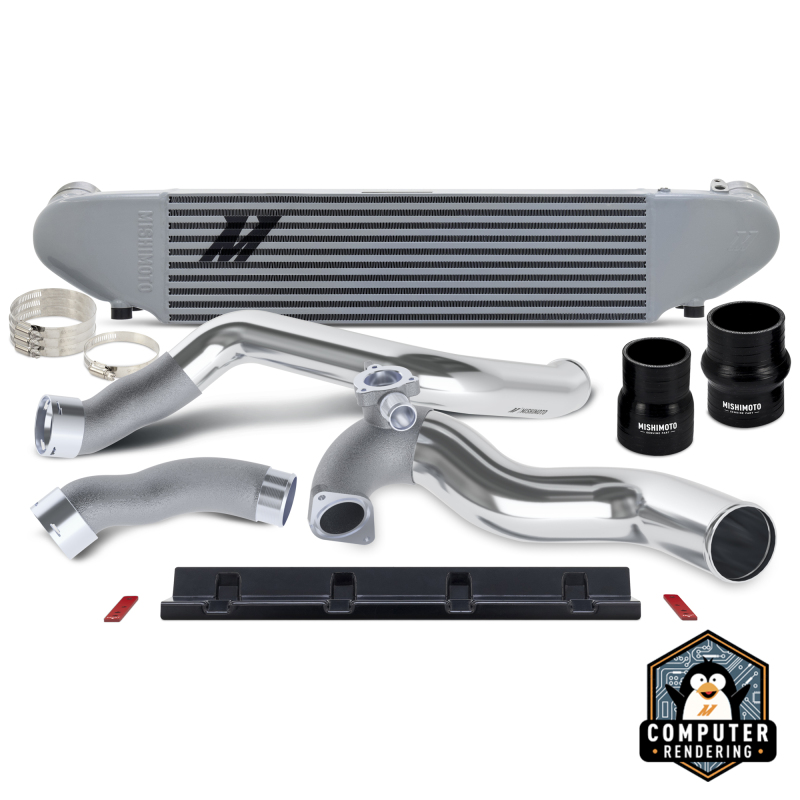 Mishimoto 2024+ Ford Mustang 2.3L EcoBoost Performance Intercooler Kit - Silver/Polished