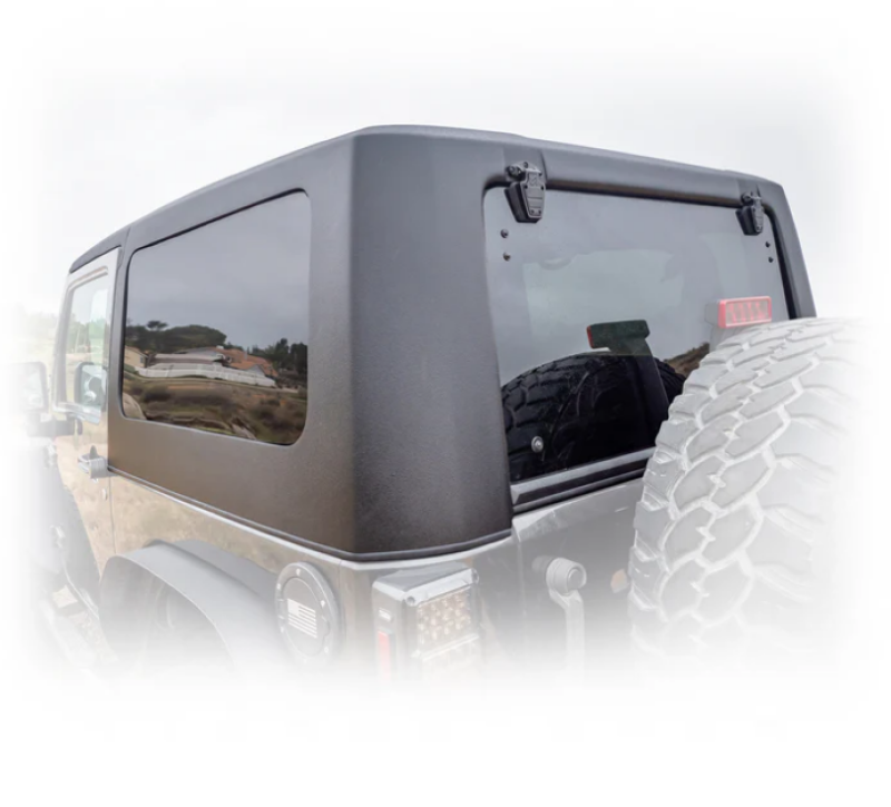 Turn Offroad 2007-2018 jeep JK 2 Door Squareback Hardtop 2 Piece