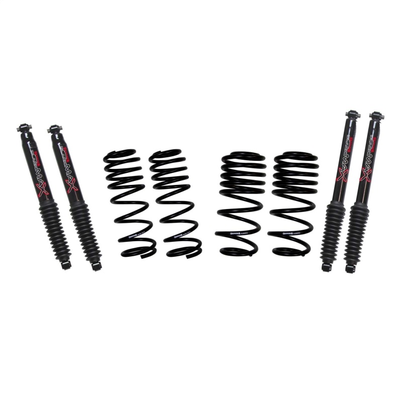 Skyjacker 21-24 Jeep Wrangler Non-Rubicon JL 4XE 2in-2.5in Susp. Lowering Kit w/ Black MAX Shocks