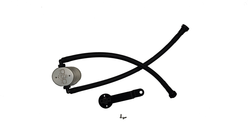 J&L 14-18 Chevy Silverado 1500 / 14-18 GMC Sierra 1500 4.3L V6 Oil Separator - Clear Anodized