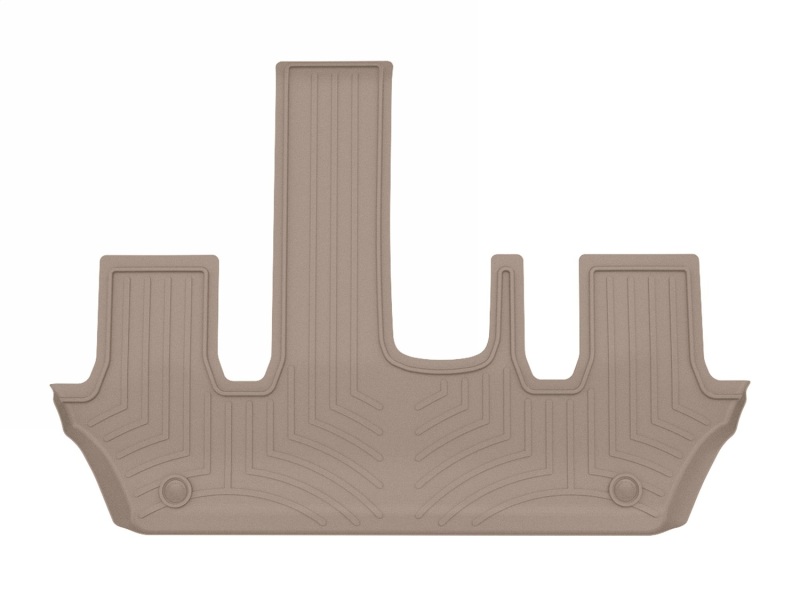 WeatherTech 2025 Nissan Armada/Infiniti QX80 2nd Row Bucket w/Mini Console Rear FloorLiner - Tan