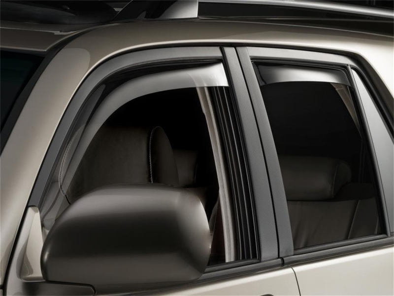WeatherTech 03-09 Toyota 4Runner Front and Rear Side Window Deflectors - Dark Smoke