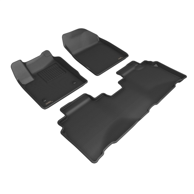 3D MAXpider 24-25 Honda Prologue Kagu 1st & 2nd Row Floormat - Black
