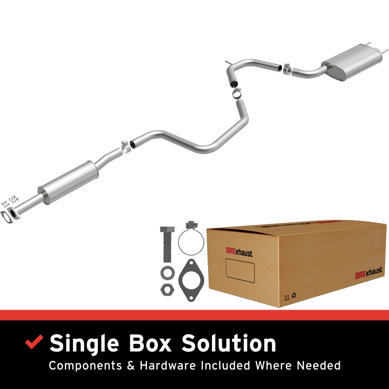 BRExhaust 16-24 Chevrolet Malibu 1.5L Direct-Fit Replacement Exhaust System