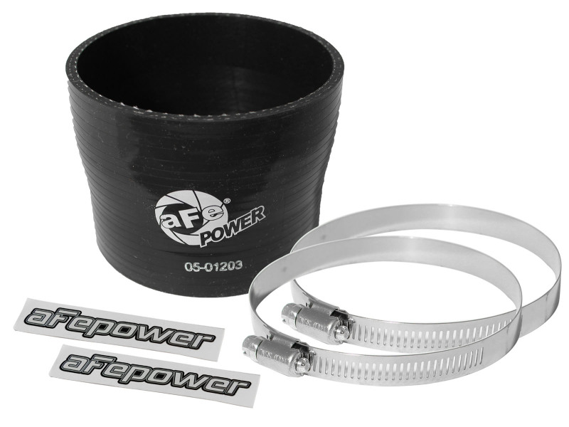aFe Magnum FORCE Intake Coupling Kit (3-3/4 IN ID to 3-1/2 IN ID x 3 IN L) Straight Black
