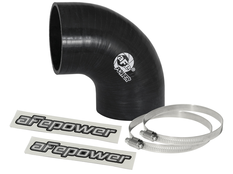 aFe Magnum FORCE Intake Coupling Kit (3 IN ID x 90-Deg.) Elbow Coupler - Black