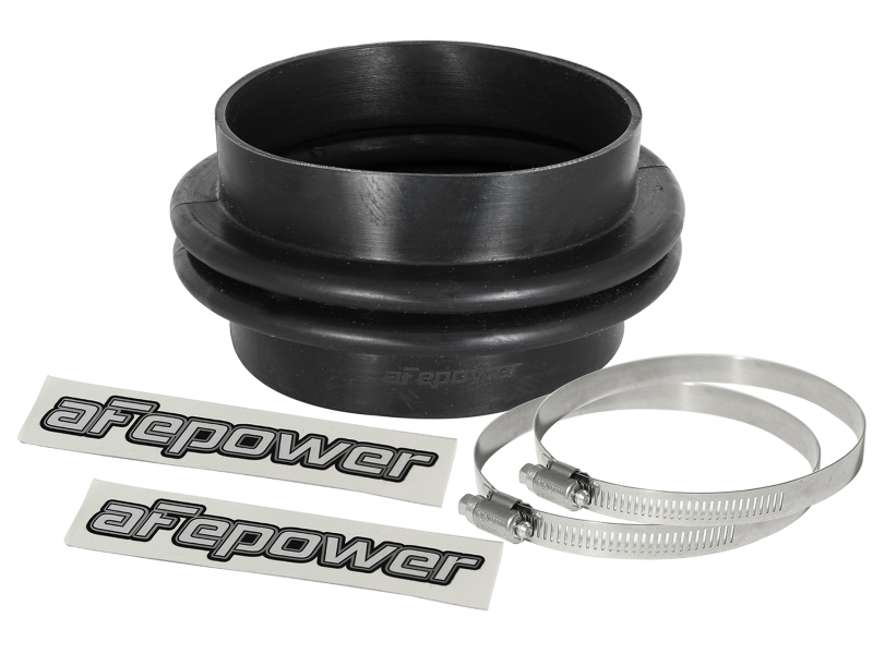 aFe Magnum FORCE Intake Coupling Kit (3 IN ID x 90 Deg.) Elbow Coupler - Black