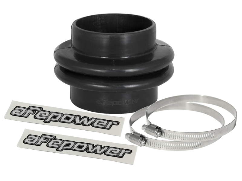 aFe Magnum FORCE Intake Coupling Kit(2-3/8 IN ID to 2-1/2 IN ID x 2-1/2 IN L)Reducing Coupler Black