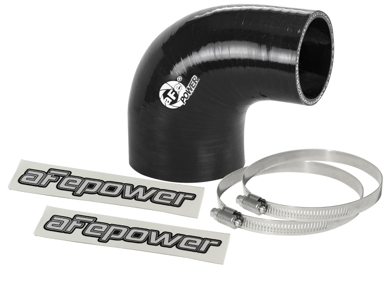 aFe Magnum FORCE Intake Coupling Kit (2-3/4 IN ID to 2 IN ID x 90 Deg.) Elbow Coupler - Black