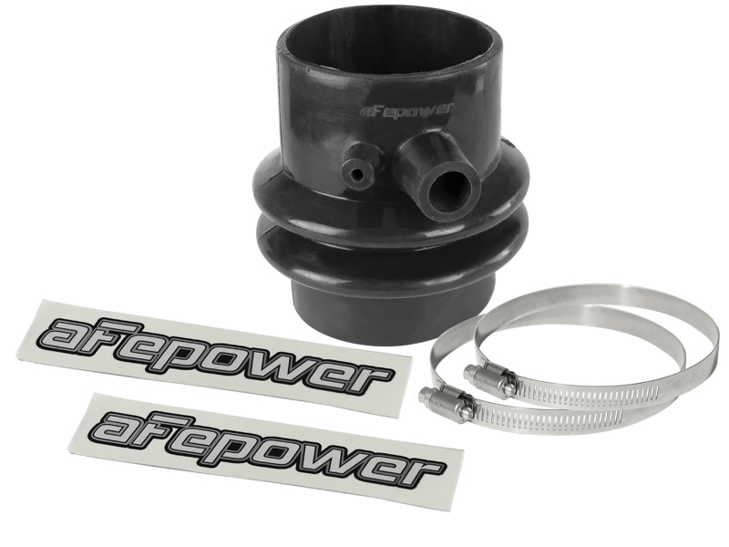 aFe Magnum FORCE Intake Coupling Kit (3-1/4 IN ID x 4-1/2 IN L) Straight Bellow-Coupler - Black