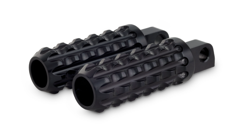 Burly Brand Universal Reaper Billet Footpeg Set - Black