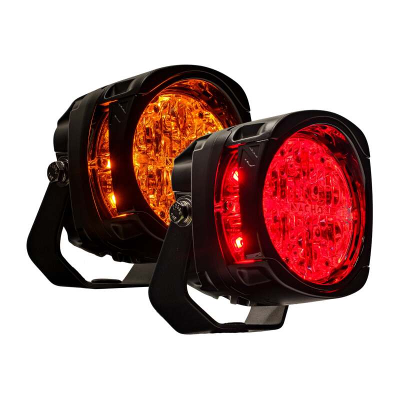 Nacho Lighting Quatro Chase - Amber/Red (Pair)