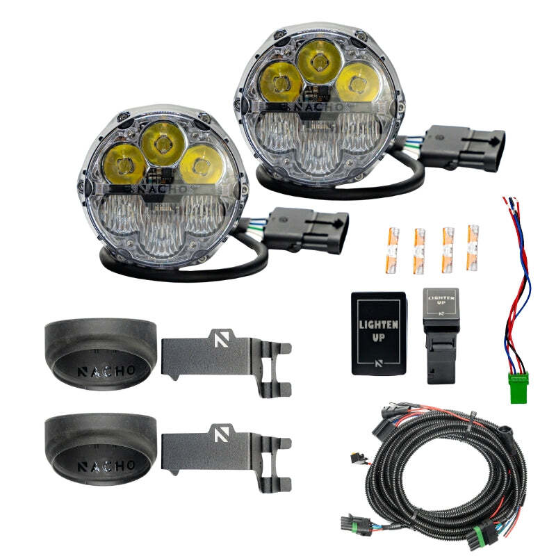 Nacho Lighting Toyota SAE Combo Plug N Play Fog Light Kit - White
