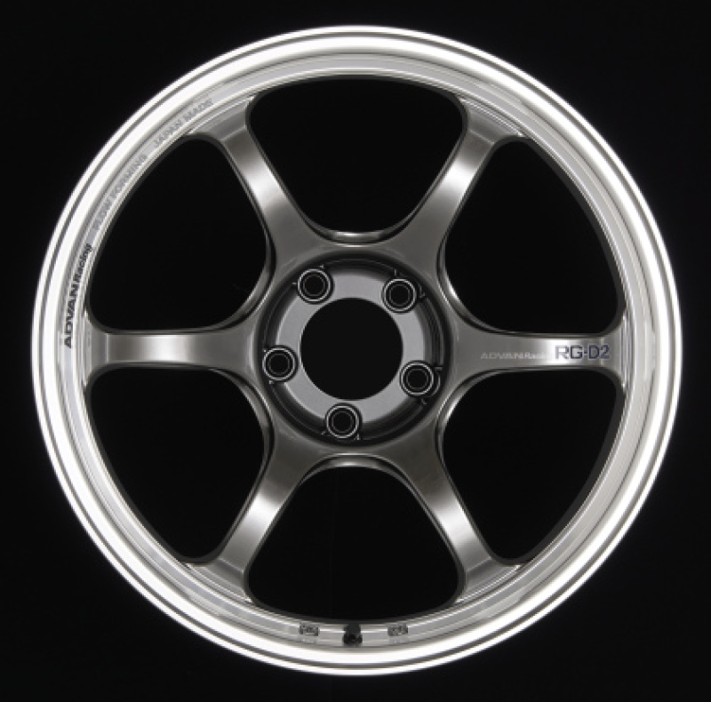 Advan RG-D2 18x9 +00 6x139.7 Machining and Racing Hyper Black Wheel