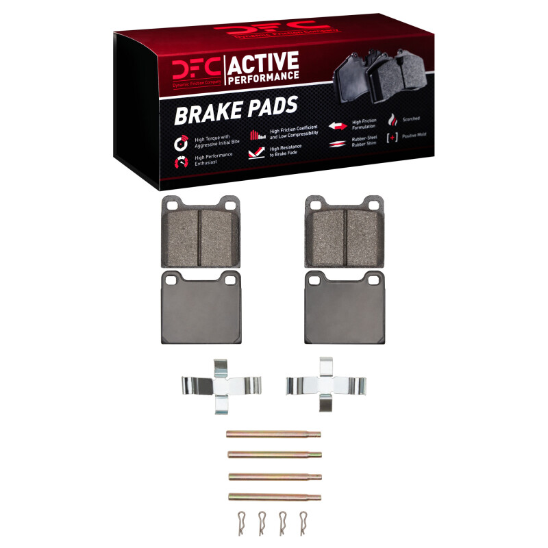 DFC 67-91 Mercedes-Benz 350SD Rear Active Performance Pads and Hardware Kit