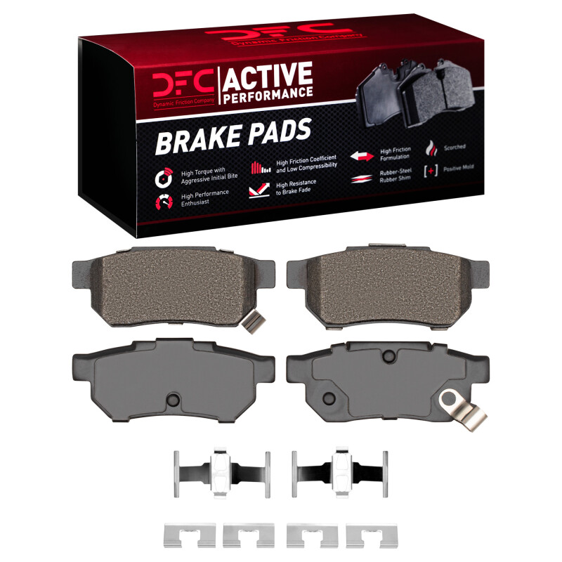 DFC 88-01 Acura Integra Rear Active Performance Pads and Hardware Kit