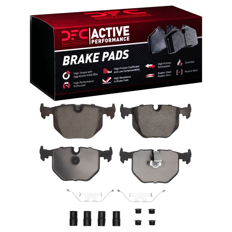 DFC 91-10 BMW M3 Rear Active Performance Pads and Hardware Kit